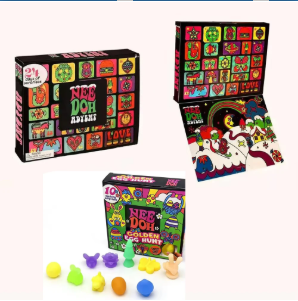 Advent Calendar Gift - Needoh Adventskalender 24 Stuks Mini Squish