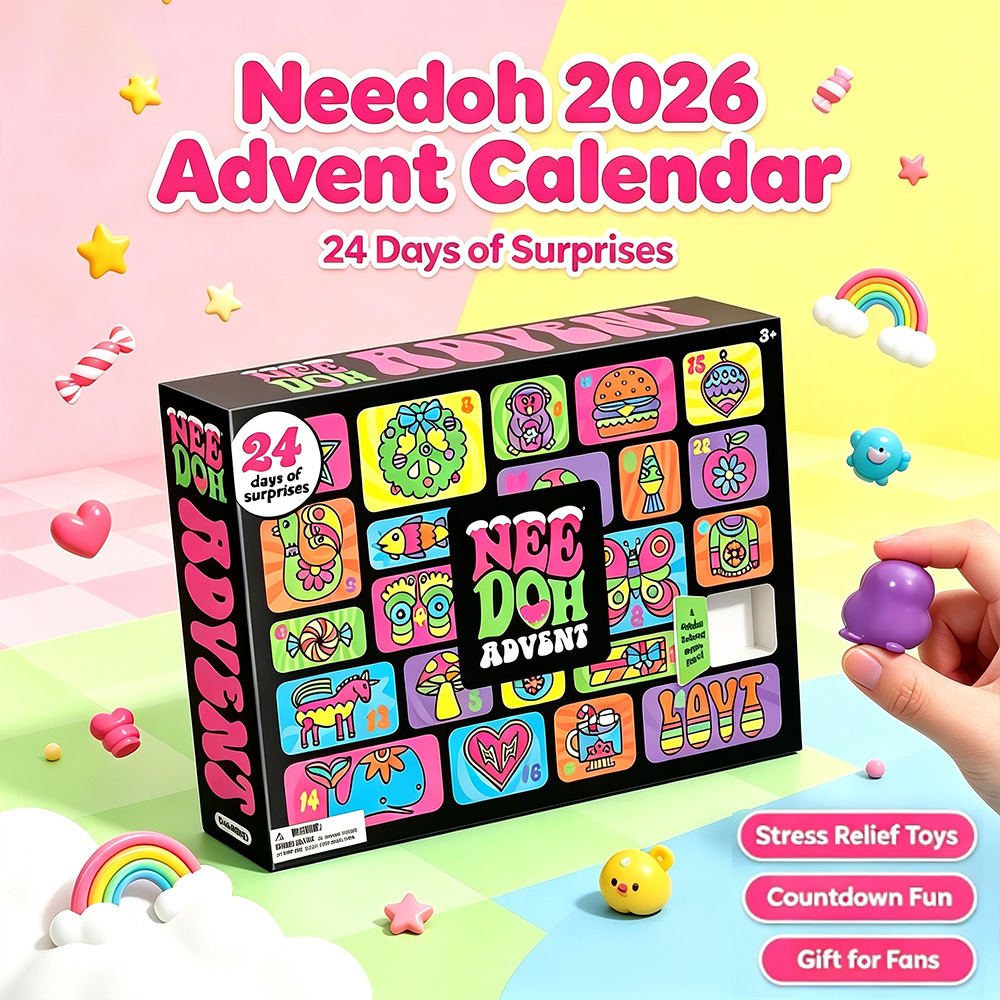 Advent Calendar Gift - NeeDoh 2026 Adventskalender 24 Dagen Verrassing