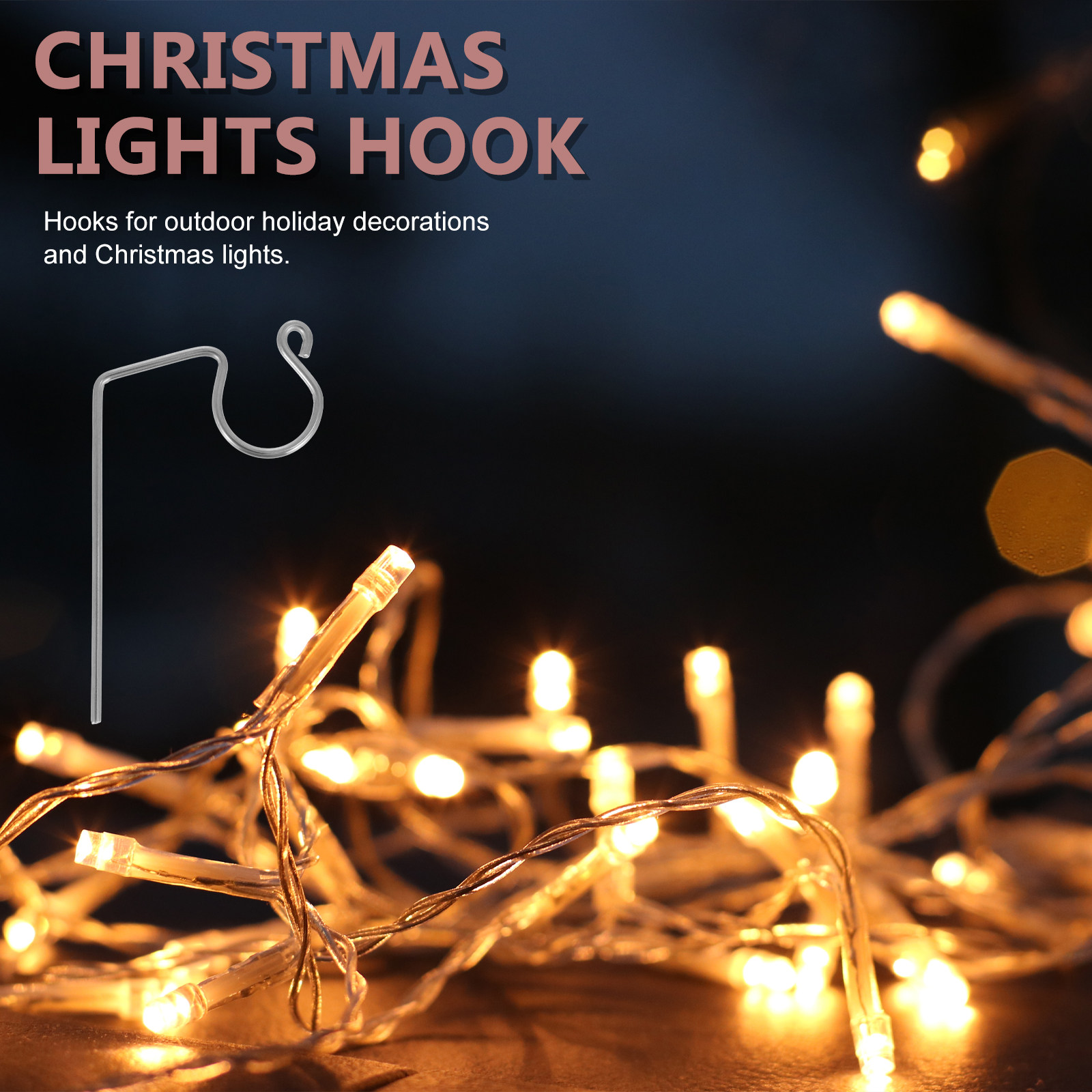 50 stuks metalen haken voor ke - Christmas Lights Outdoor recensie en prijs