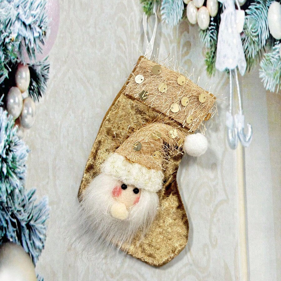 3 stuks kerstdecoratiekousen,  - Christmas Stocking Hanging recensie en prijs
