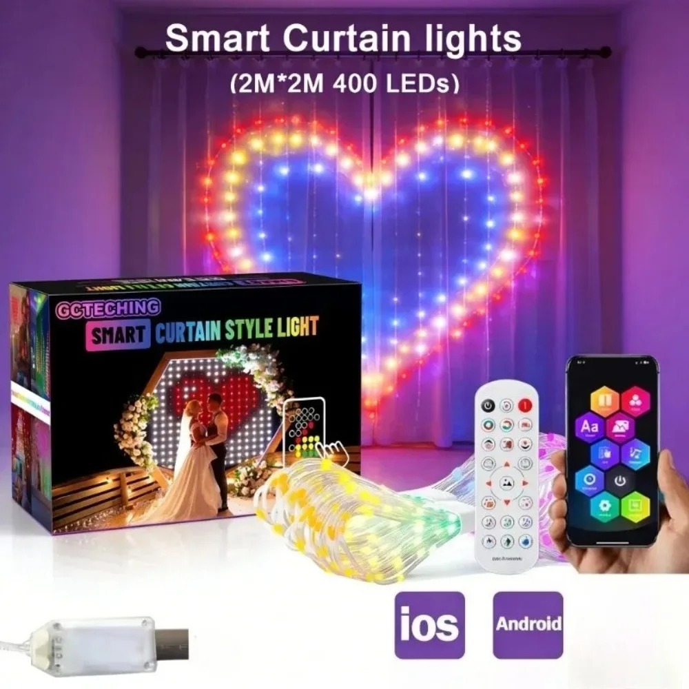 Buiten LED Pixel Gordijnverlic - Christmas Lights Outdoor recensie en prijs