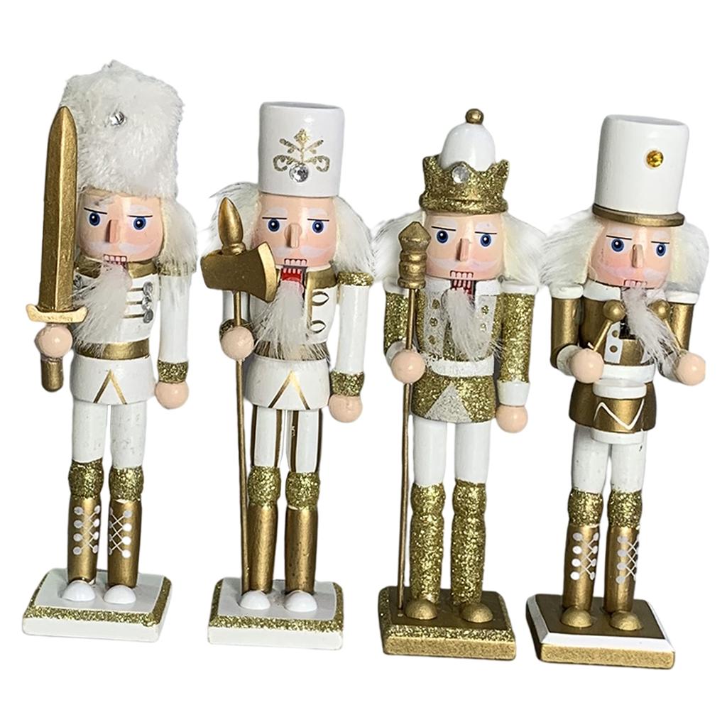 4x 18cm handgeschilderde noten - Nutcracker Figurine recensie en prijs