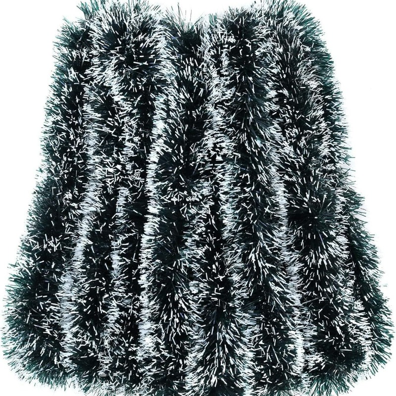 Kerstlussen, groene linten, sl - Tinsel Garland Decoration recensie en prijs