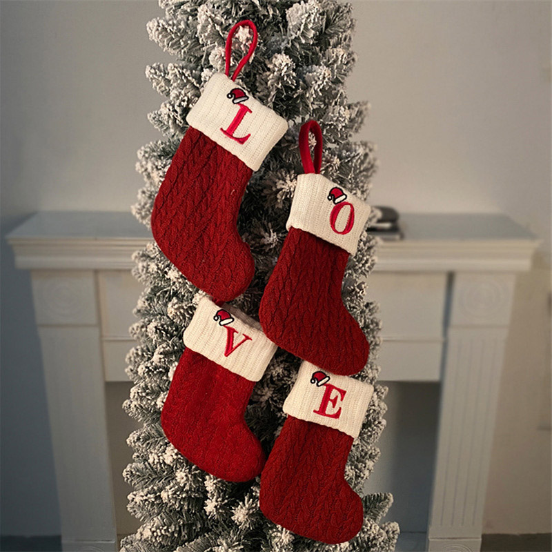 Kerstsokken Breien Sneeuwvlok  - Christmas Stocking Hanging recensie en prijs