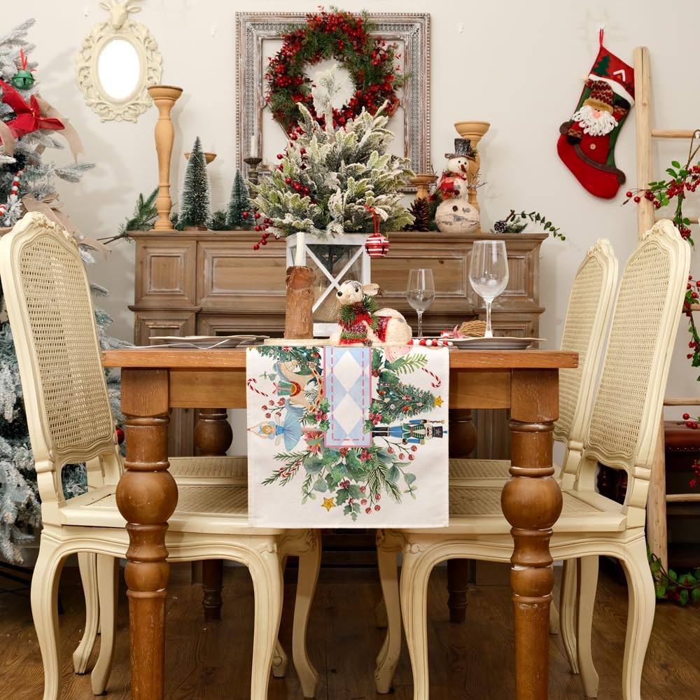 Kerst Notenkraker Kerstboom Li - Christmas Table Runner recensie en prijs