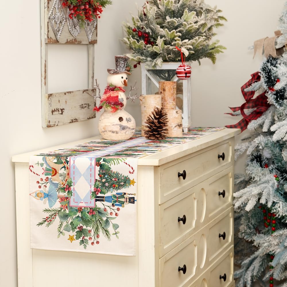 Kerst Notenkraker Kerstboom Li - Christmas Table Runner recensie en prijs