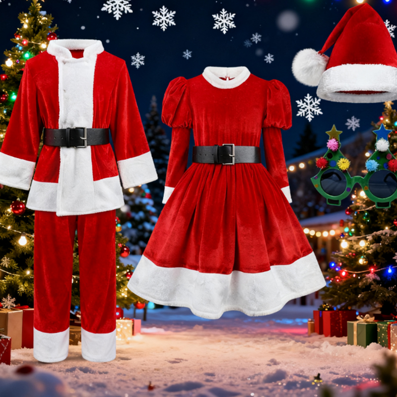 4 STKS Kerstman Cosplay Kostuu - Elf Costume Christmas recensie en prijs