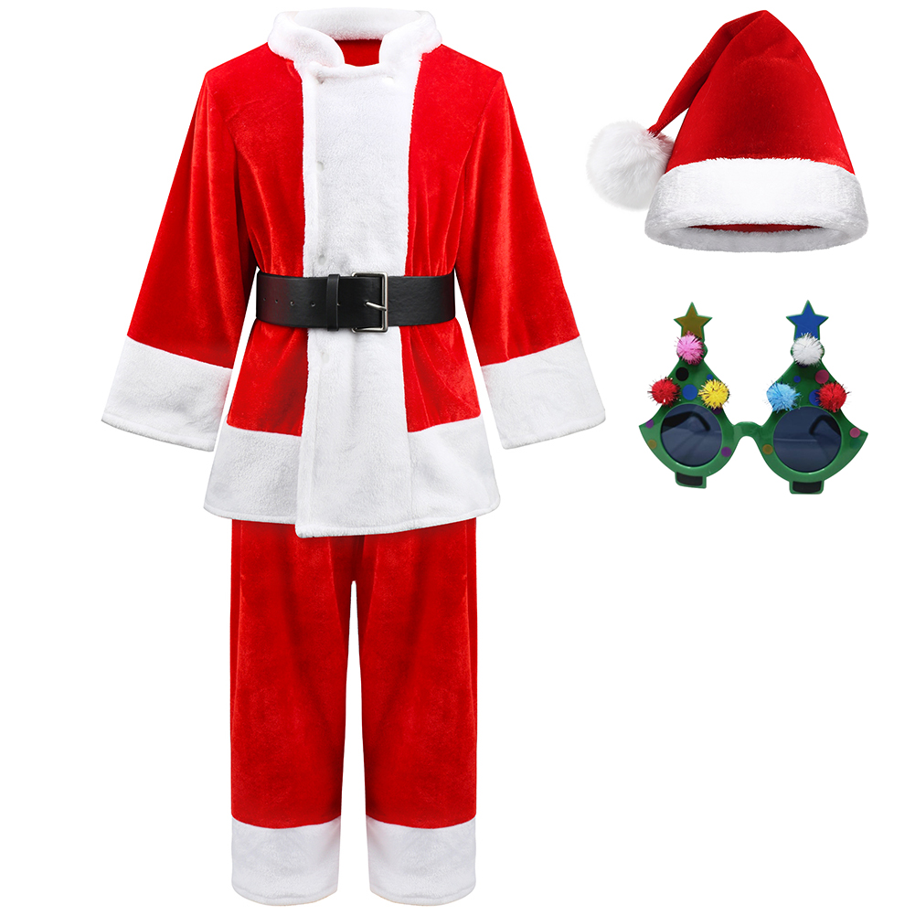 4 STKS Kerstman Cosplay Kostuu - Elf Costume Christmas recensie en prijs