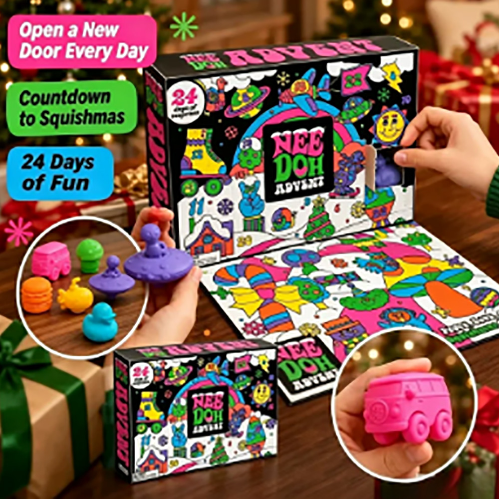 24 stuks Nee-Doh Squish Fidget - Advent Calendar Gift recensie en prijs