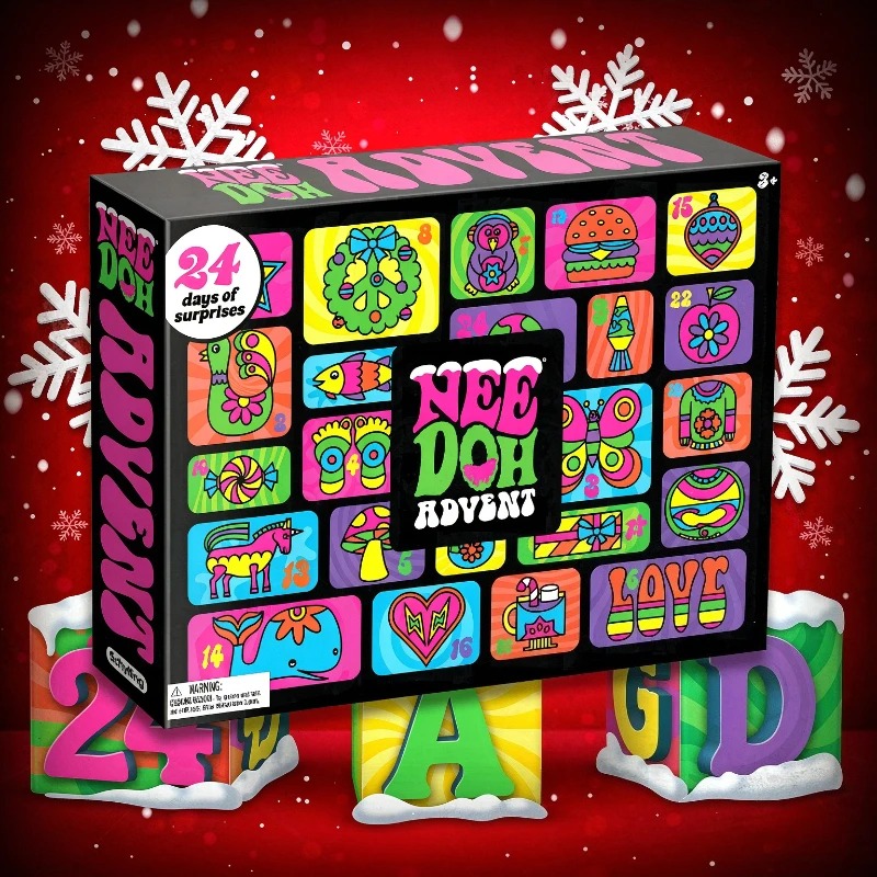2026 NeeDoh adventskalender, 3 - Advent Calendar Gift recensie en prijs
