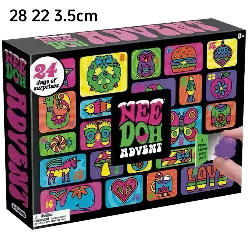 2026 NeeDoh adventskalender, 3 - Advent Calendar Gift recensie en prijs