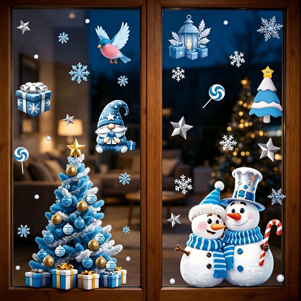 Kerst Raamstickers Winter Snee - Snowflake Window Decal recensie en prijs