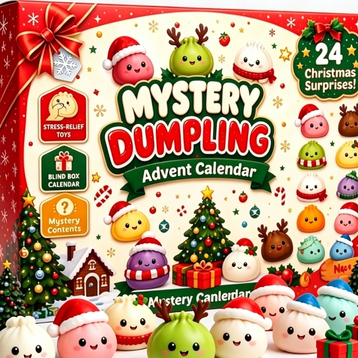 @@Kerst Squishies Adventskalen - Advent Calendar Gift recensie en prijs