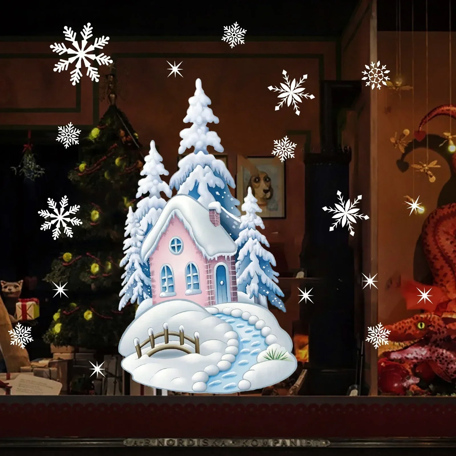 Kerst glazen raamstickers snee - Snowflake Window Decal recensie en prijs