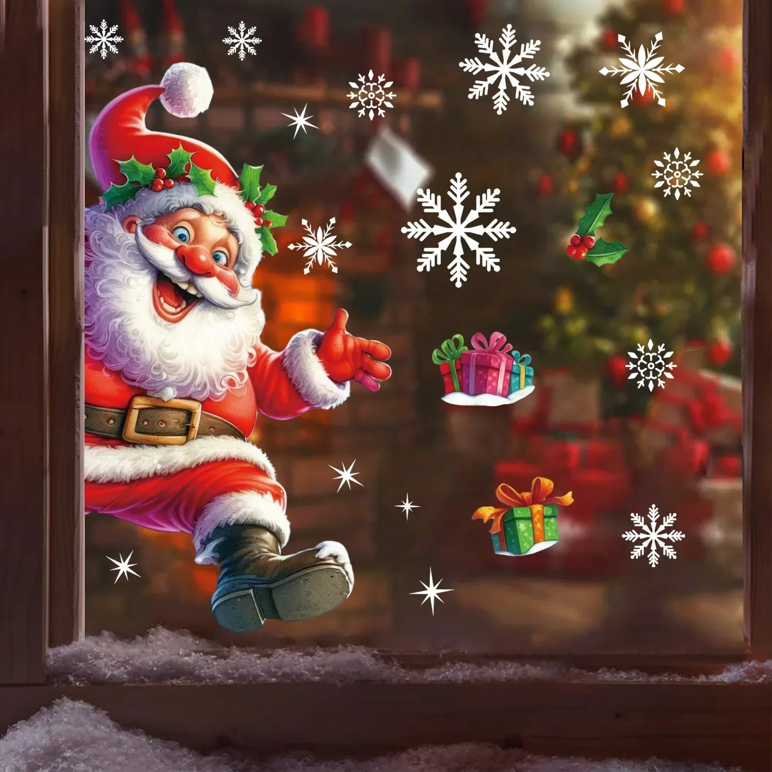 Kerst glazen raamstickers snee - Snowflake Window Decal recensie en prijs