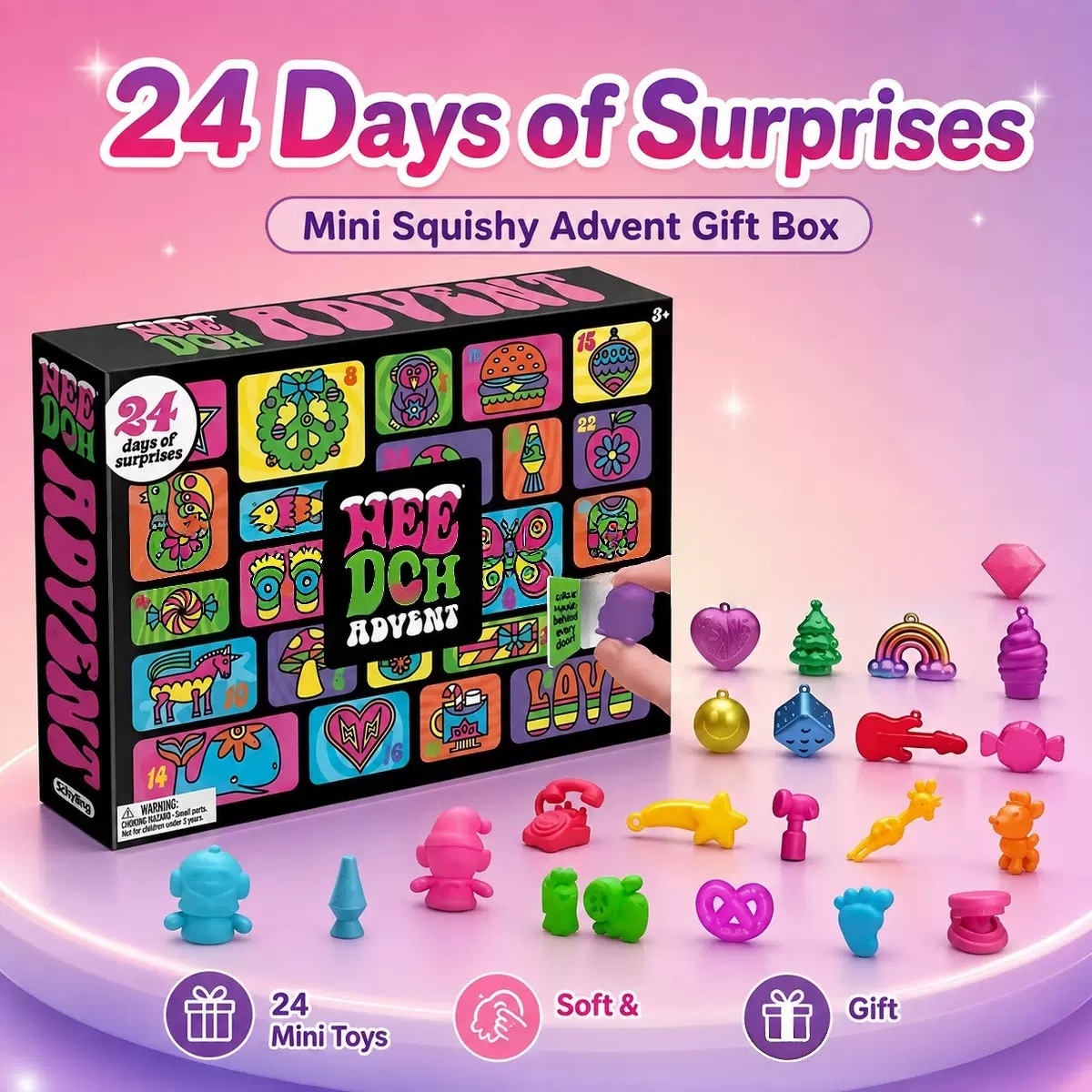 Needoh 2026 Kerst Adventskalen - Advent Calendar Gift recensie en prijs