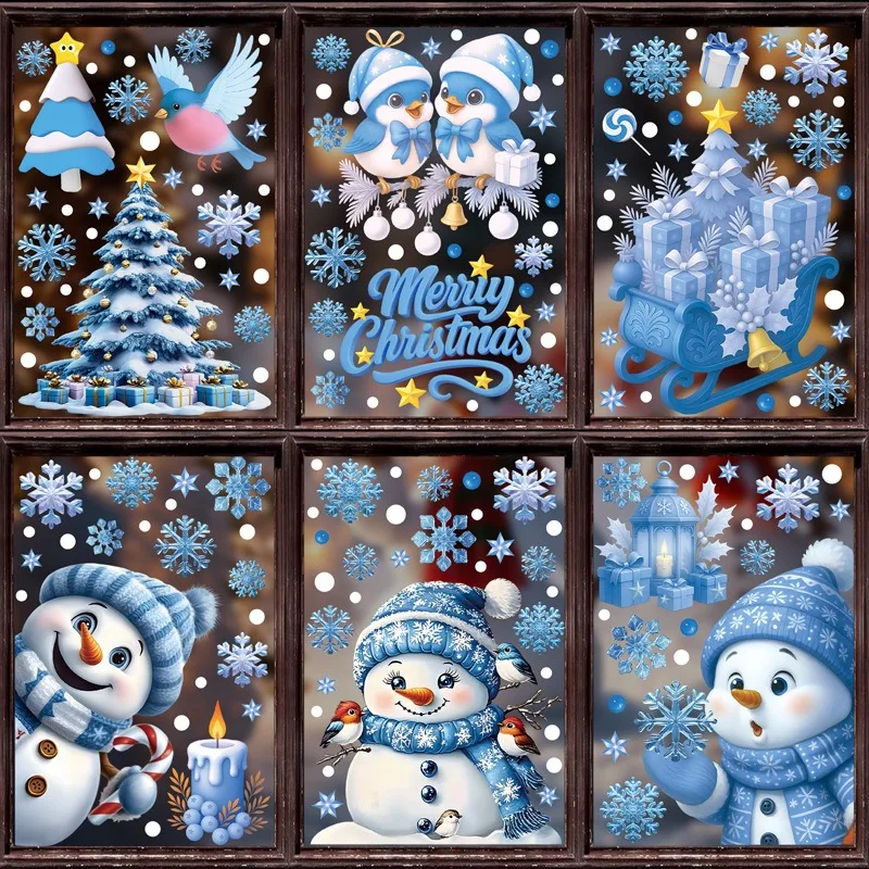 Vrolijk Kerstfeest Statische G - Snowflake Window Decal recensie en prijs