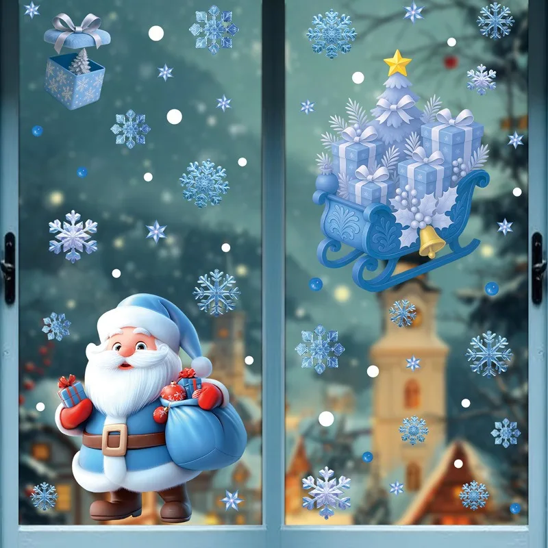 Vrolijk Kerstfeest Statische G - Snowflake Window Decal recensie en prijs