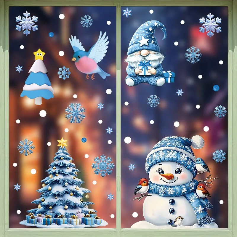 Vrolijk Kerstfeest Statische G - Snowflake Window Decal recensie en prijs
