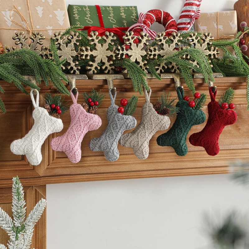 Multicolor kabelgebreide, botv - Christmas Stocking Hanging recensie en prijs